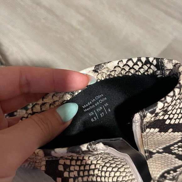 Call It Spring Piellan snake print boots - Picture 10 of 11